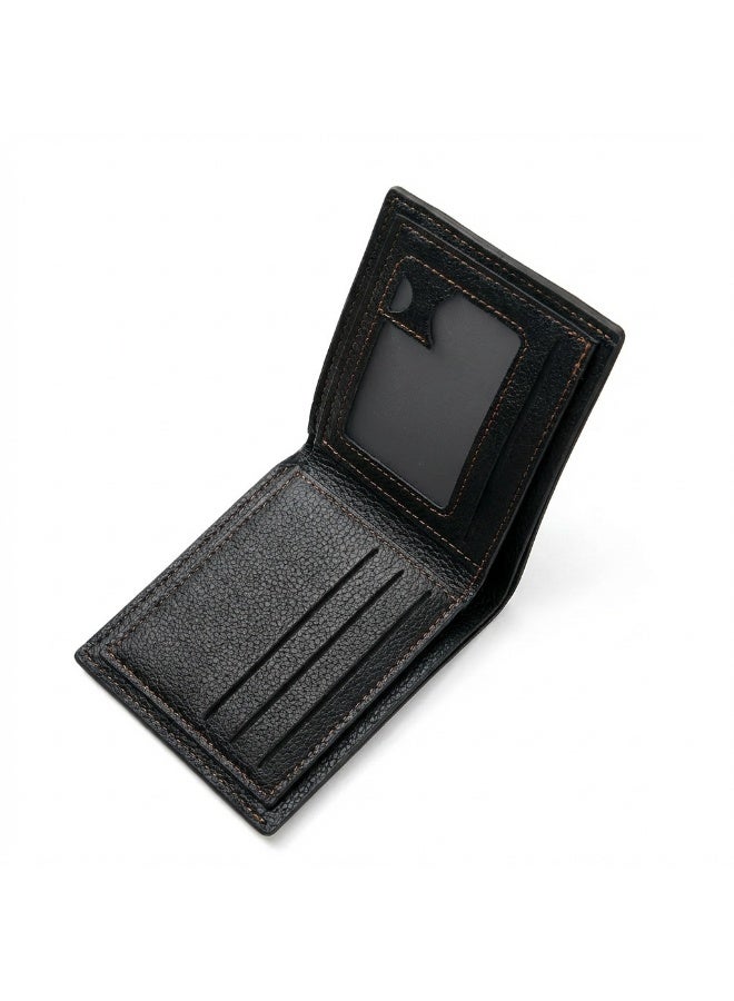 Men's Short Wallet – Black | Lightweight and Stylish Design - Image 4